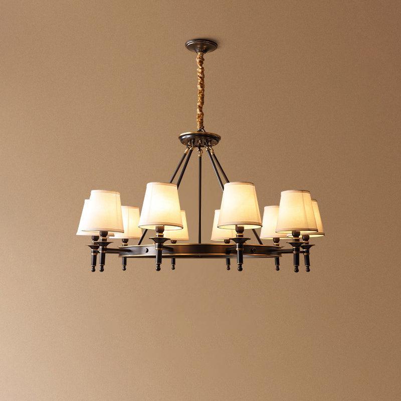 Antique Brass Chandelier - view 18