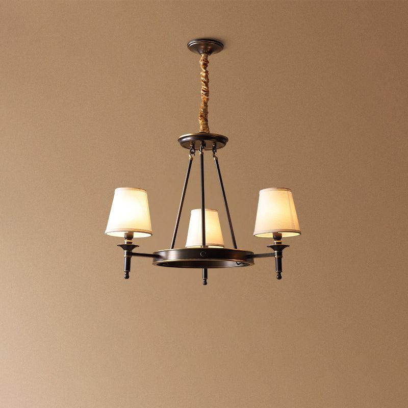 Antique Brass Chandelier - view 10