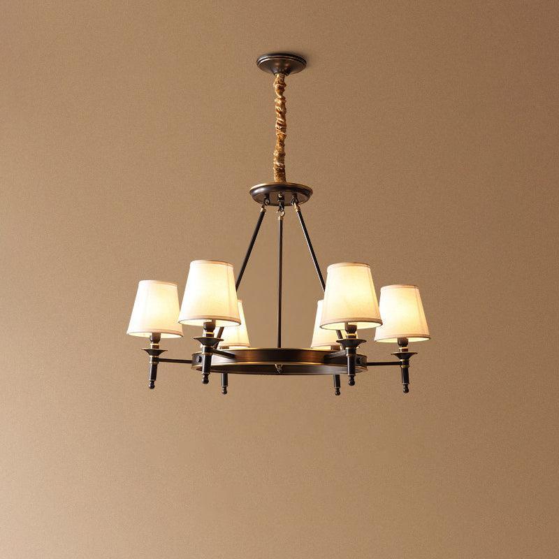 Antique Brass Chandelier - view 14