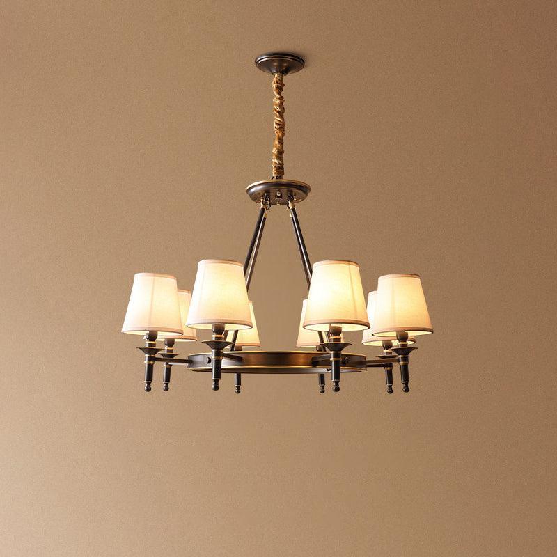 Antique Brass Chandelier - view 16