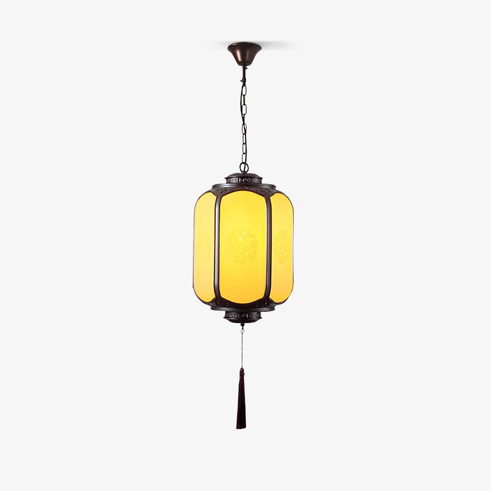 Antique Lantern Outdoor Pendant Light - view 12
