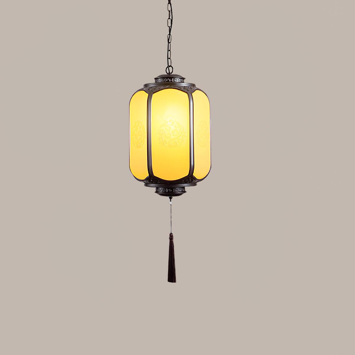Antique Lantern Outdoor Pendant Light - view 17