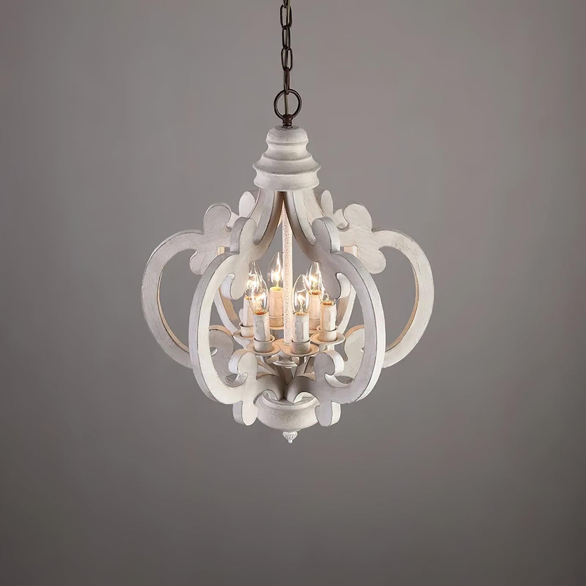 Antique White Style Chandelier - view 29
