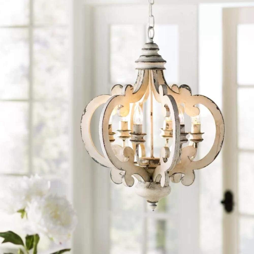 Antique White Style Chandelier - view 27
