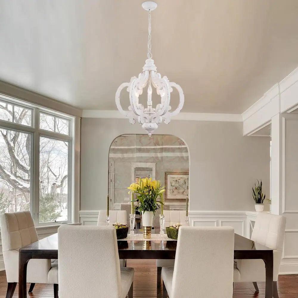 Antique White Style Chandelier - view 21