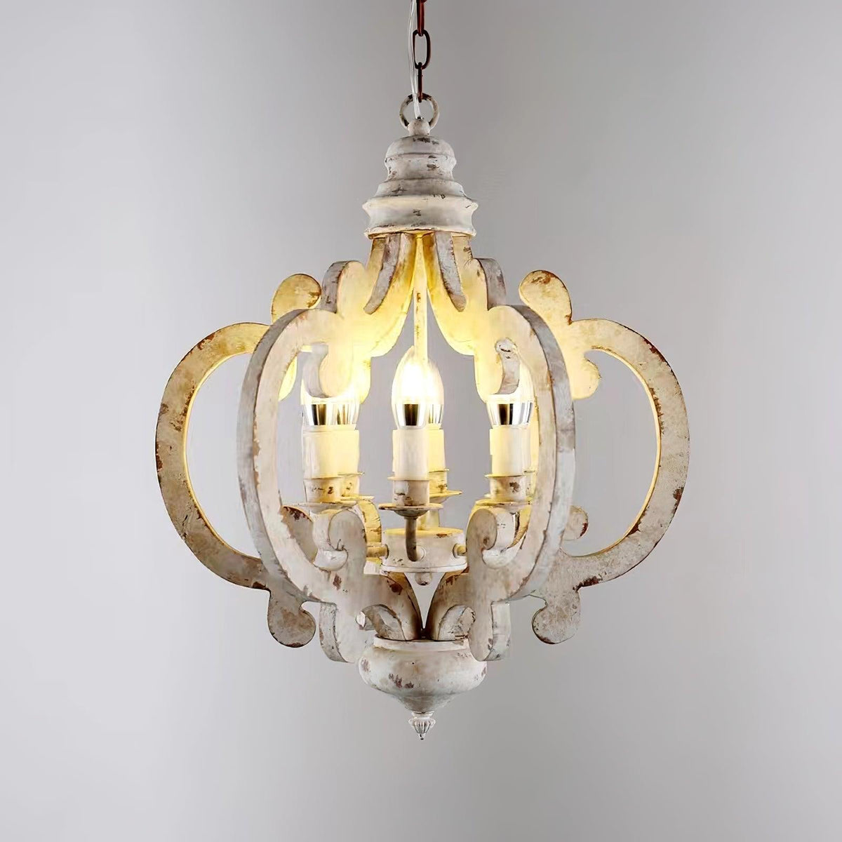 Antique White Style Chandelier - view 32