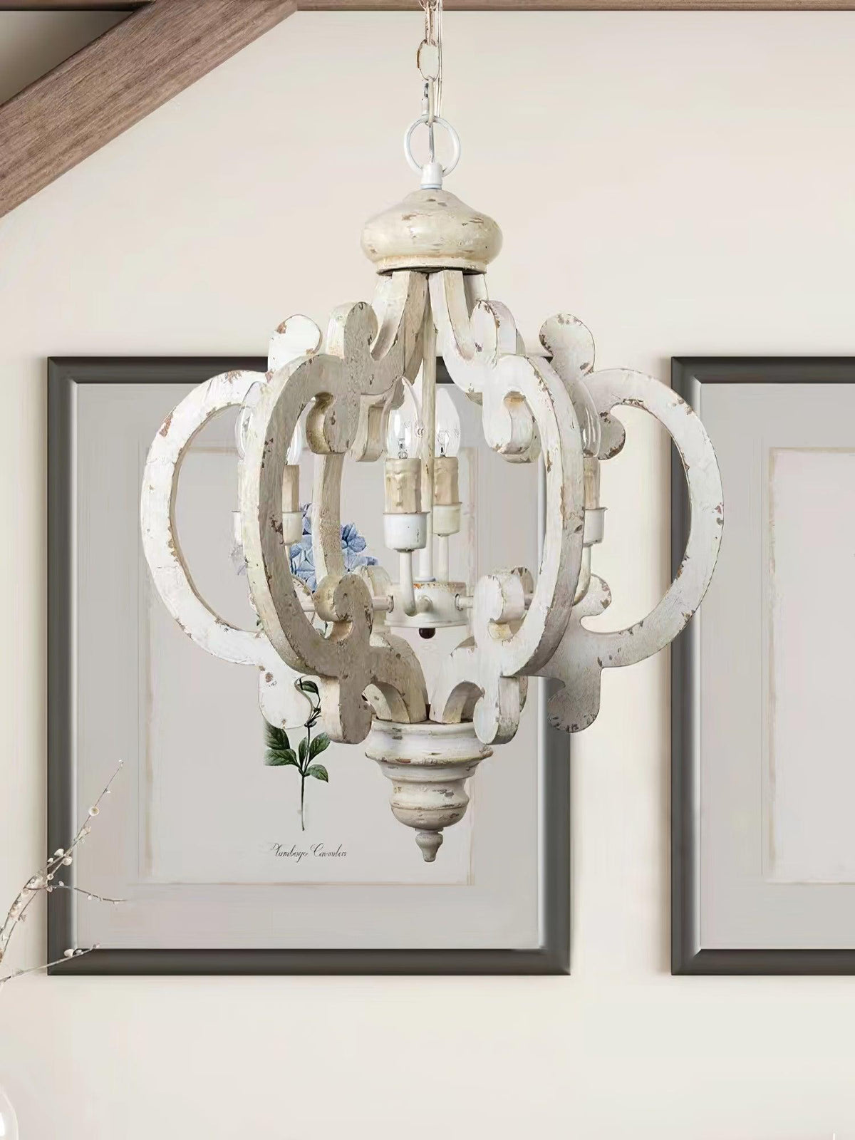 Antique White Style Chandelier - view 34