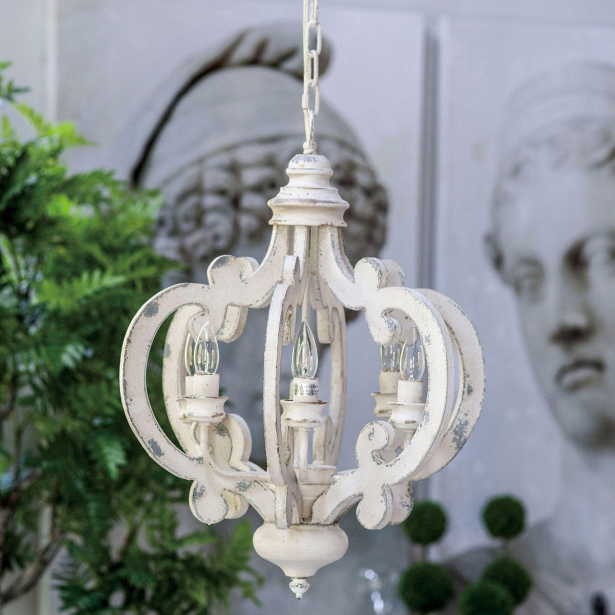 Antique White Style Chandelier - view 13