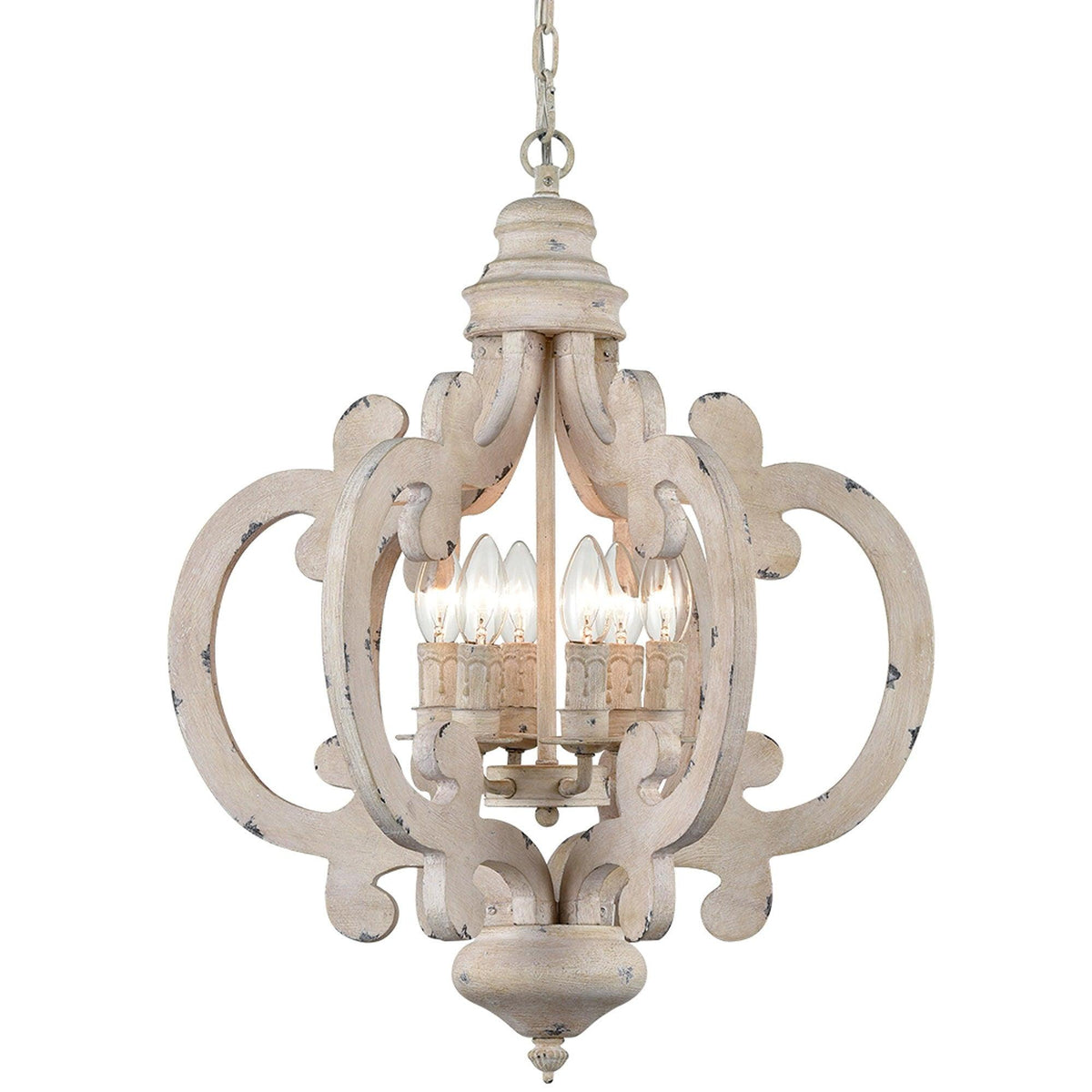 Antique White Style Chandelier - view 48