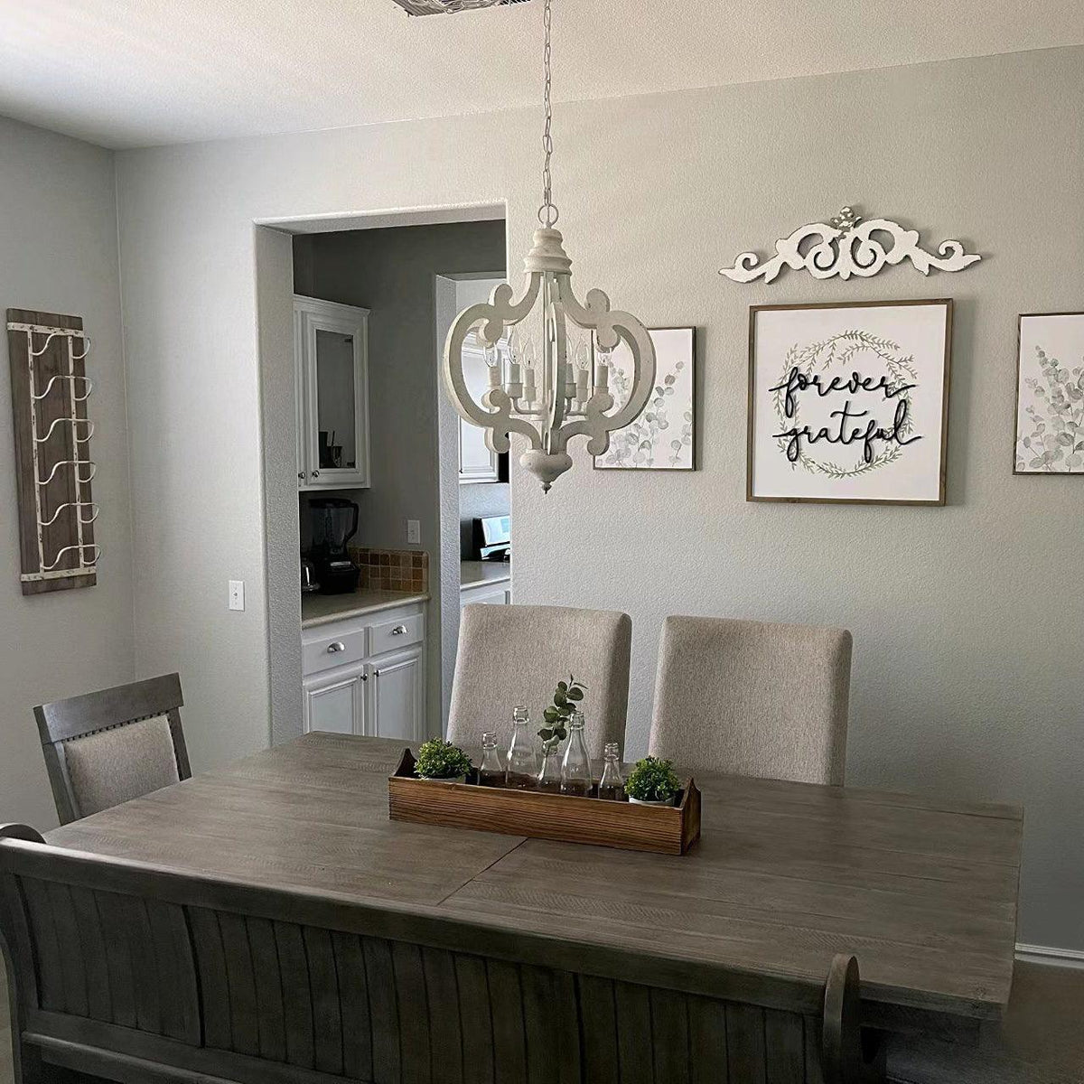Antique White Style Chandelier - view 14