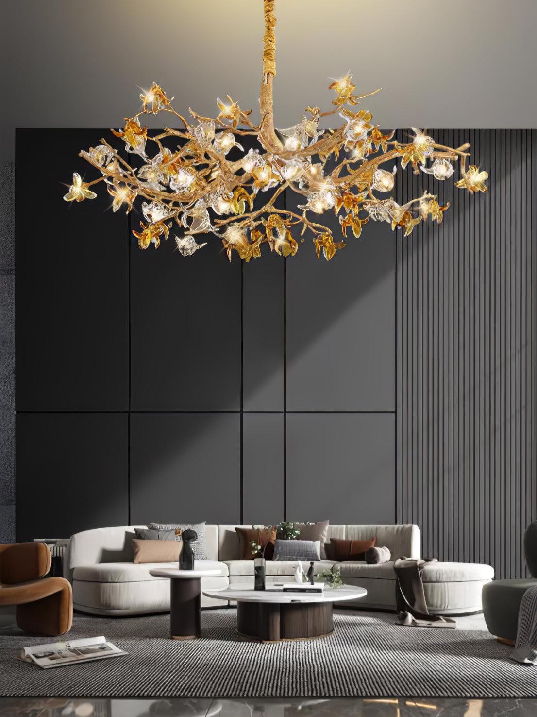 Aosta Brass Branch Chandelier - view 15