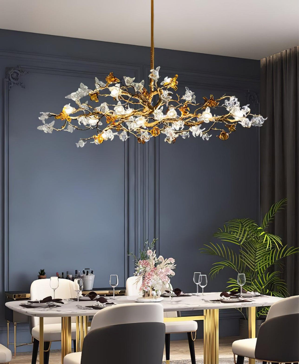 Aosta Brass Branch Chandelier - view 16