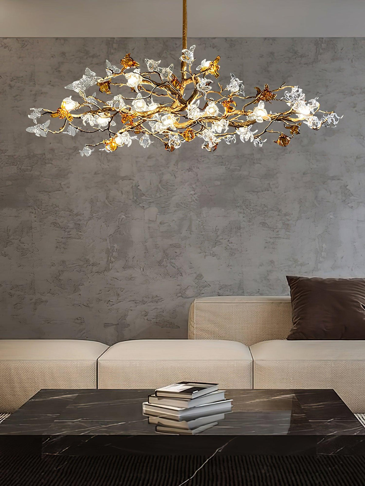 Aosta Brass Branch Chandelier - view 18