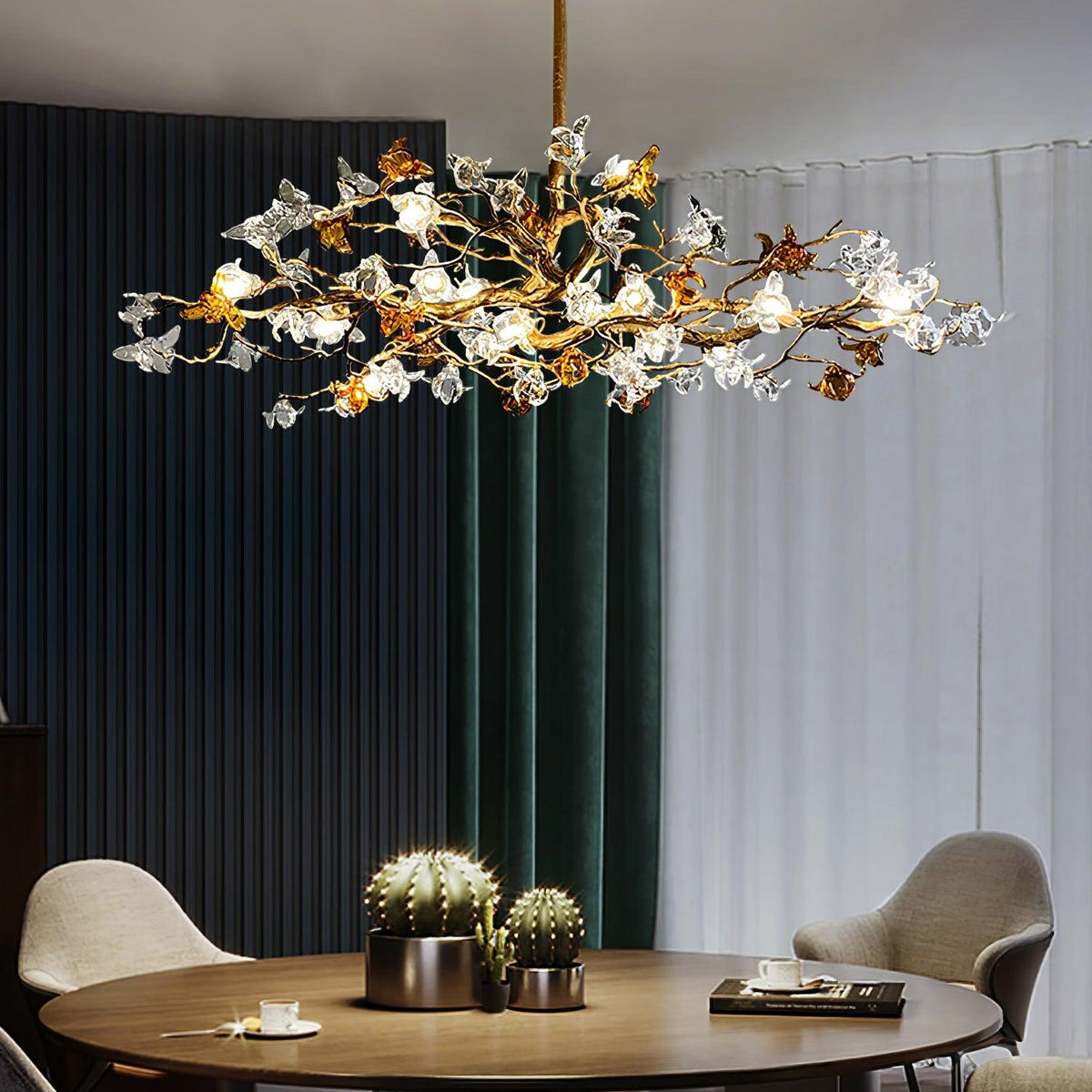 Aosta Brass Branch Chandelier - view 5