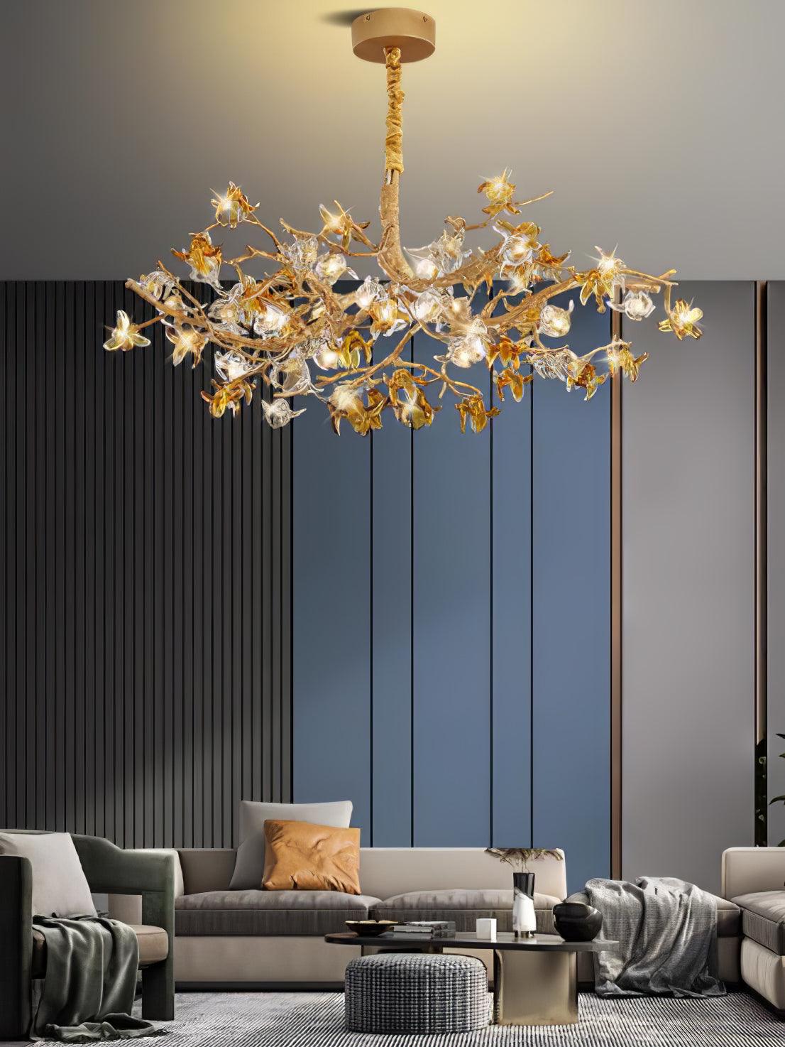 Aosta Brass Branch Chandelier - view 8