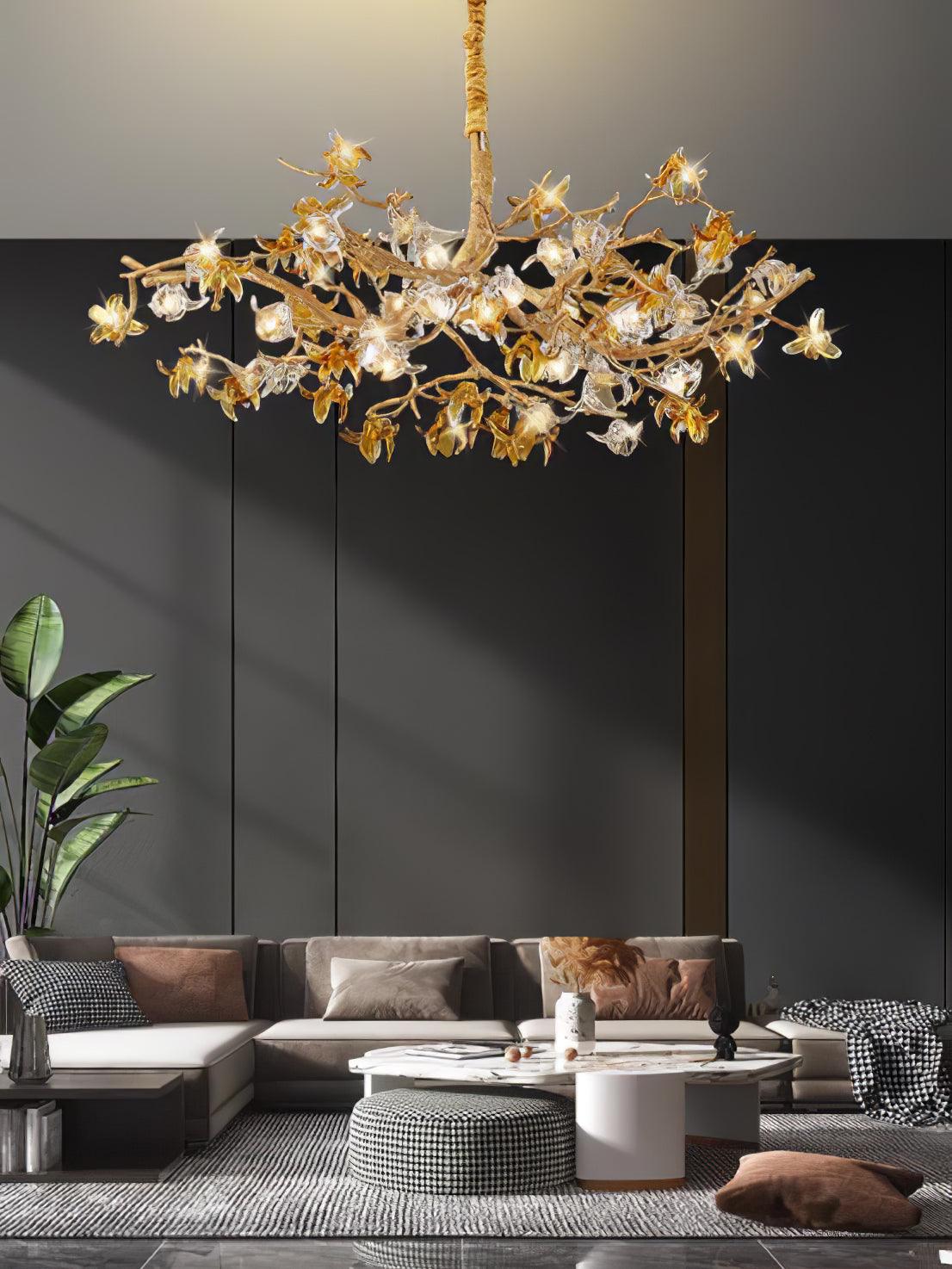 Aosta Brass Branch Chandelier - view 9