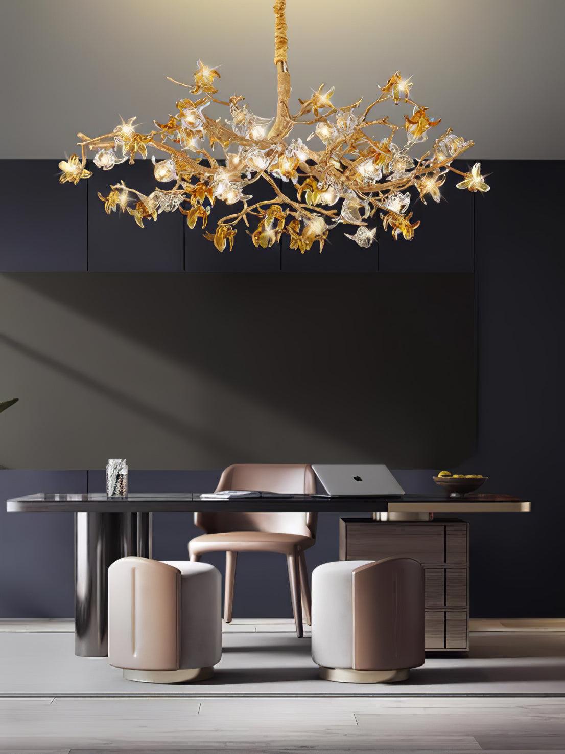 Aosta Brass Branch Chandelier - view 10