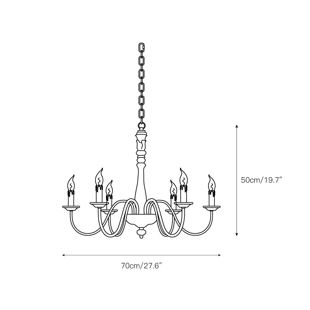 Apalachicola Chandelier - view 3