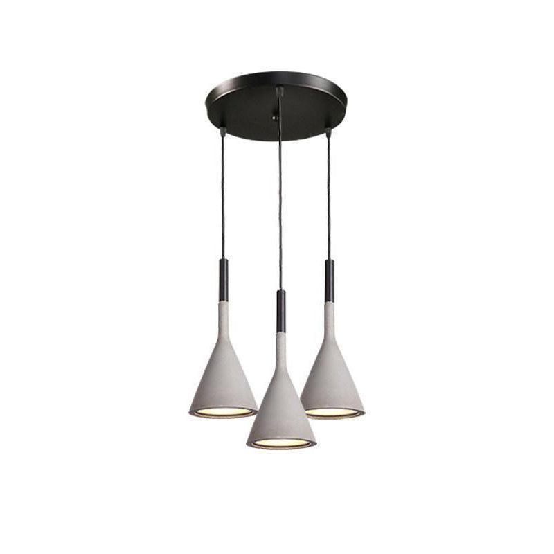 Conical Concrete Pendant Light - view 53