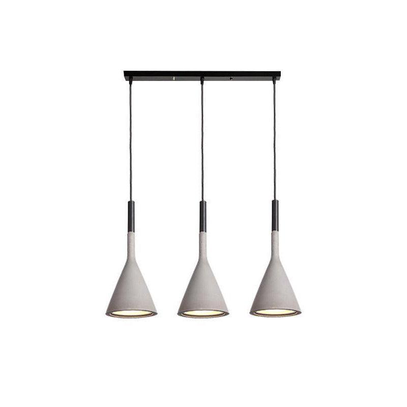 Conical Concrete Pendant Light - view 58
