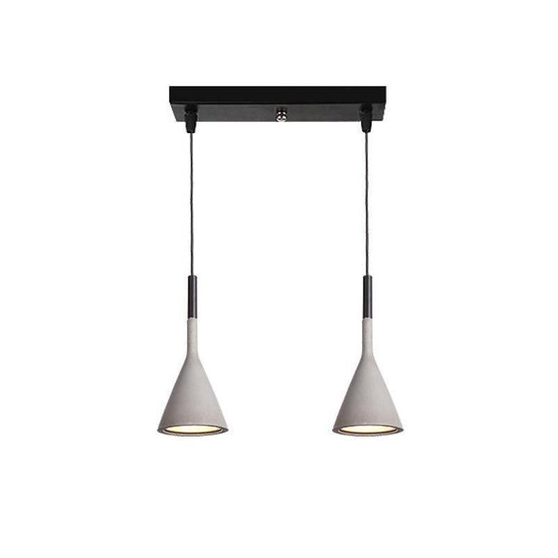 Conical Concrete Pendant Light - view 48