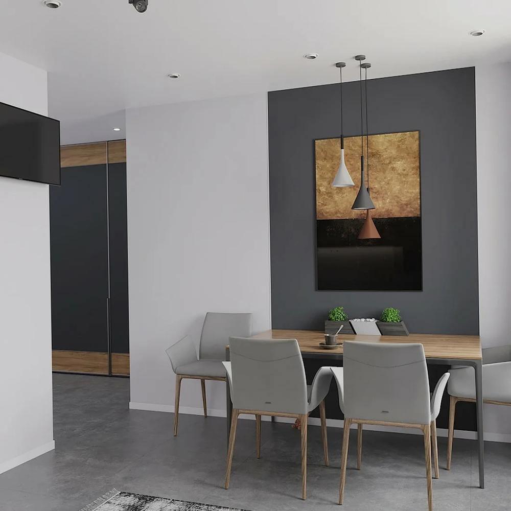 Conical Concrete Pendant Light - view 11