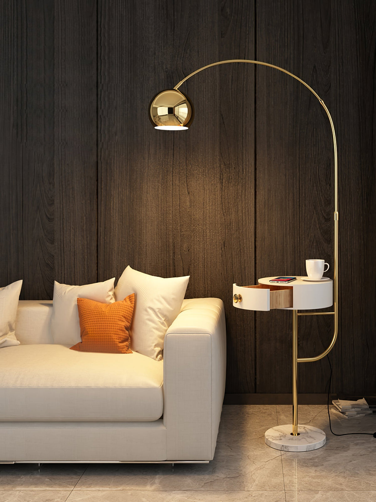 Arc Nightstand Floor Lamp - view 15