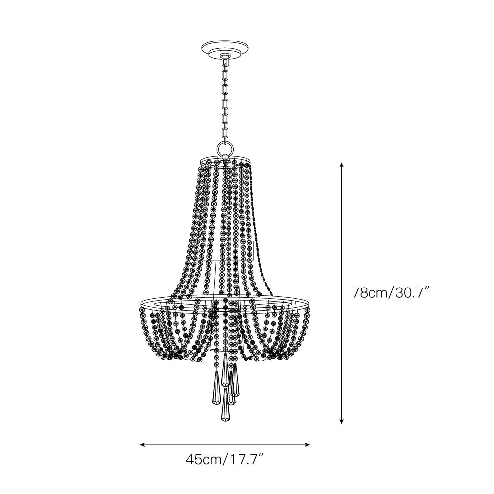 Arcadia Crystal Chandelier - view 3