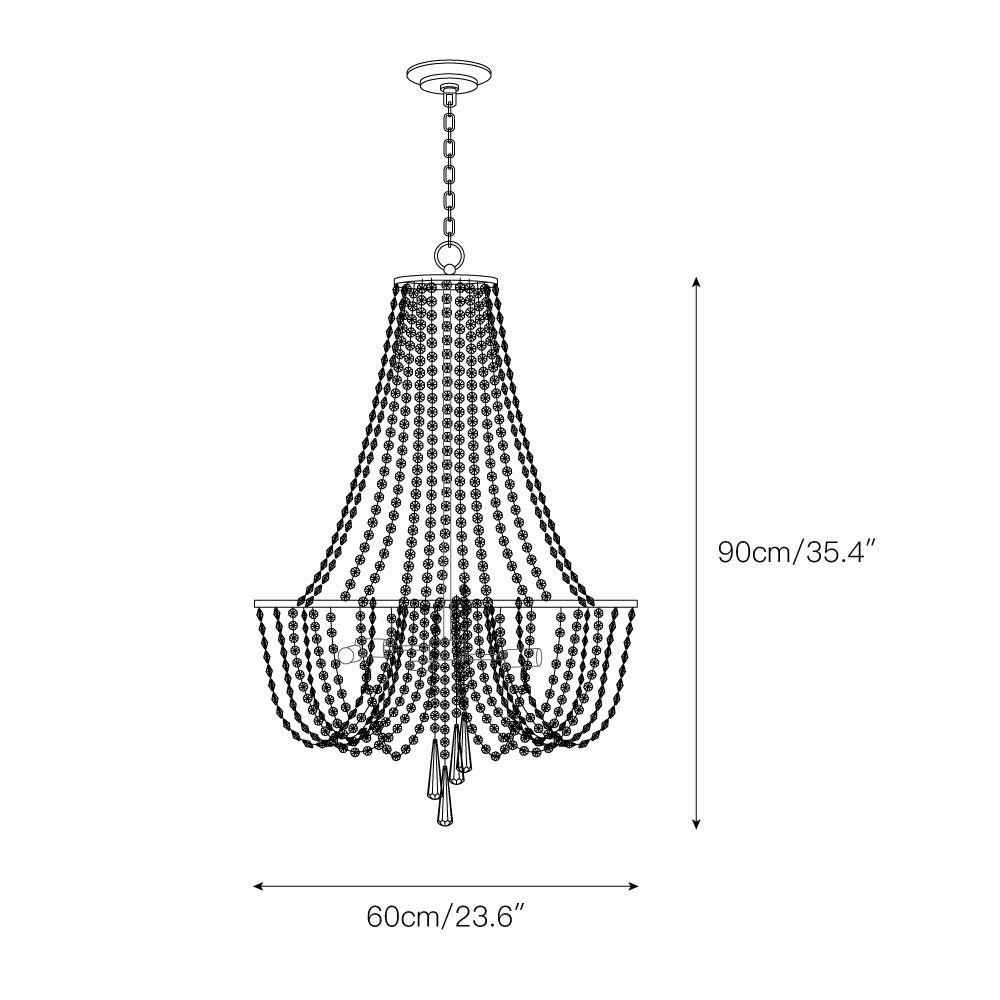 Arcadia Crystal Chandelier - view 4