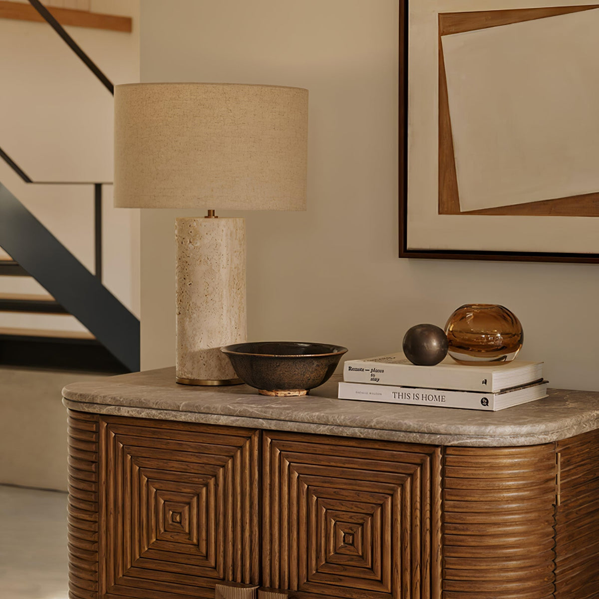 Aria Stone Table Lamp