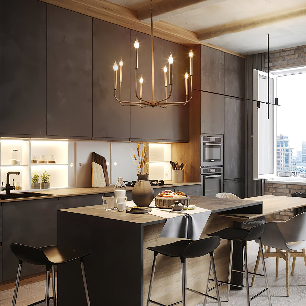 Arlin Candle Chandelier - view 21