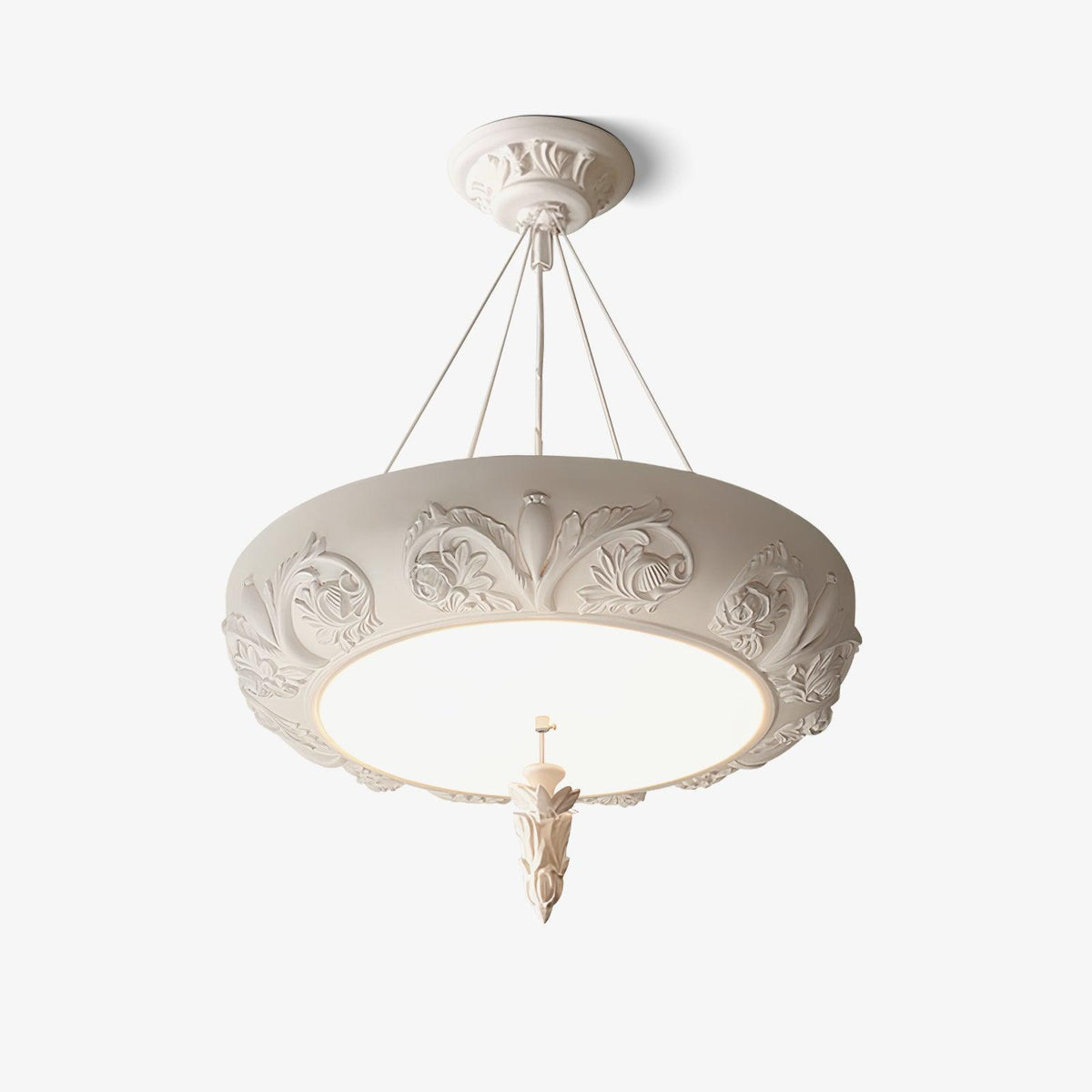 Artistic Carved Plaster Chandelier - view 29
