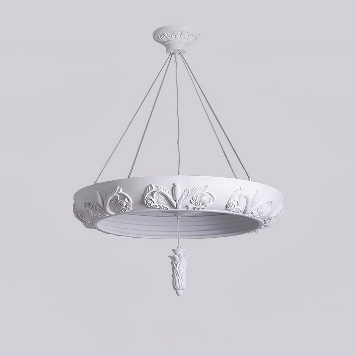 Artistic Carved Plaster Chandelier - view 14