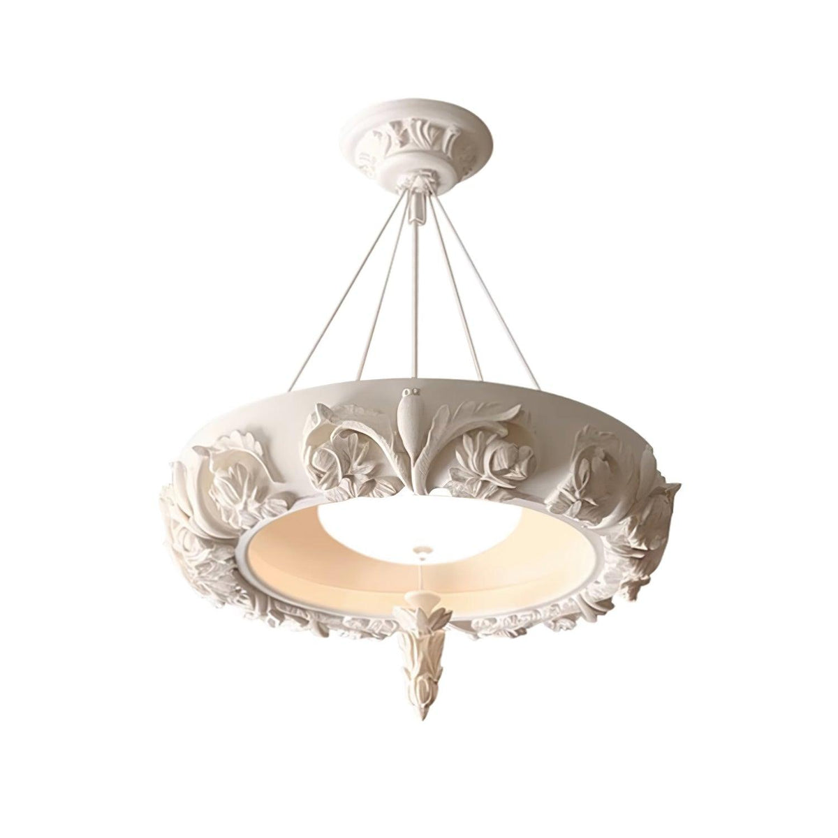Artistic Carved Plaster Chandelier - view 16