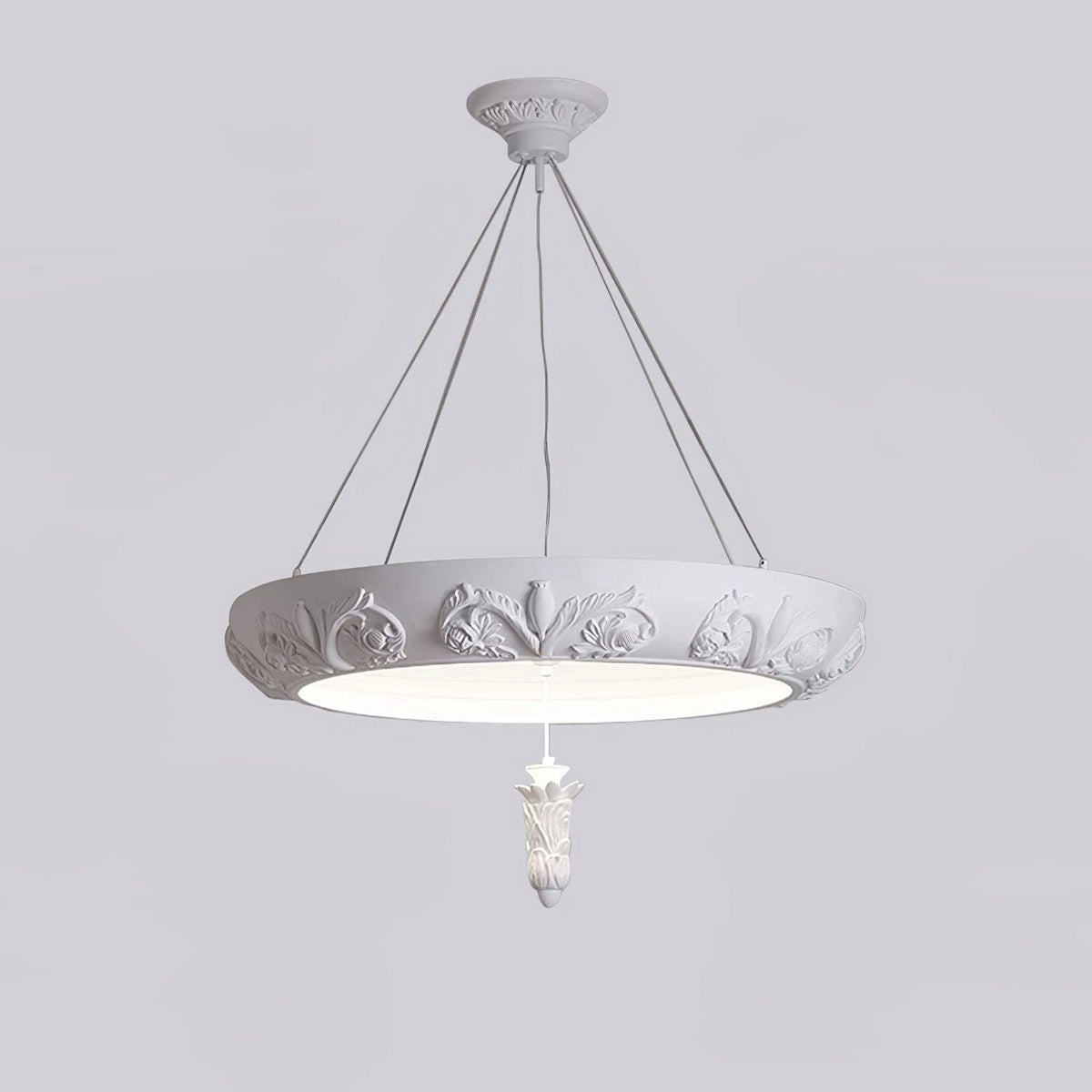 Artistic Carved Plaster Chandelier - view 18