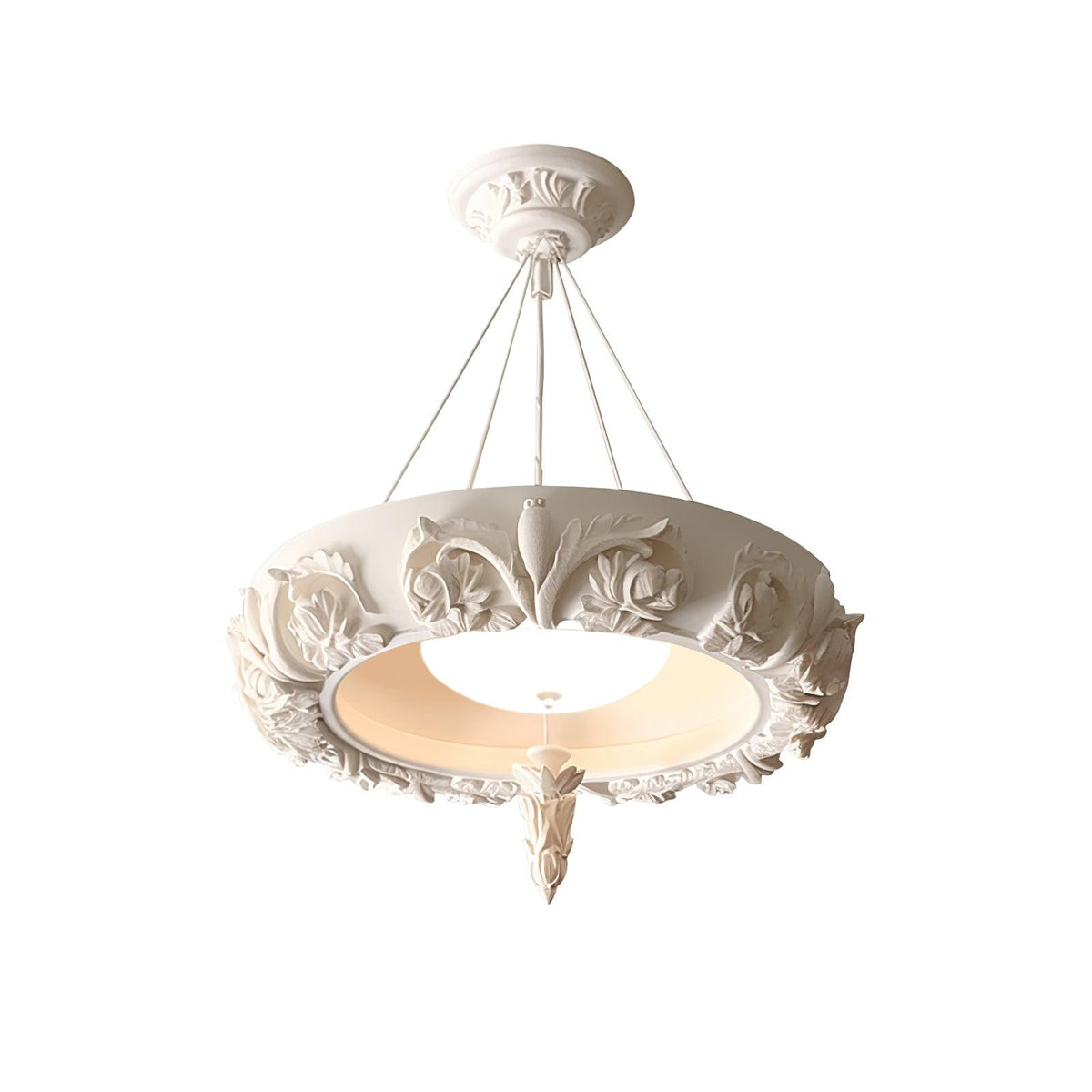 Artistic Carved Plaster Chandelier - view 31