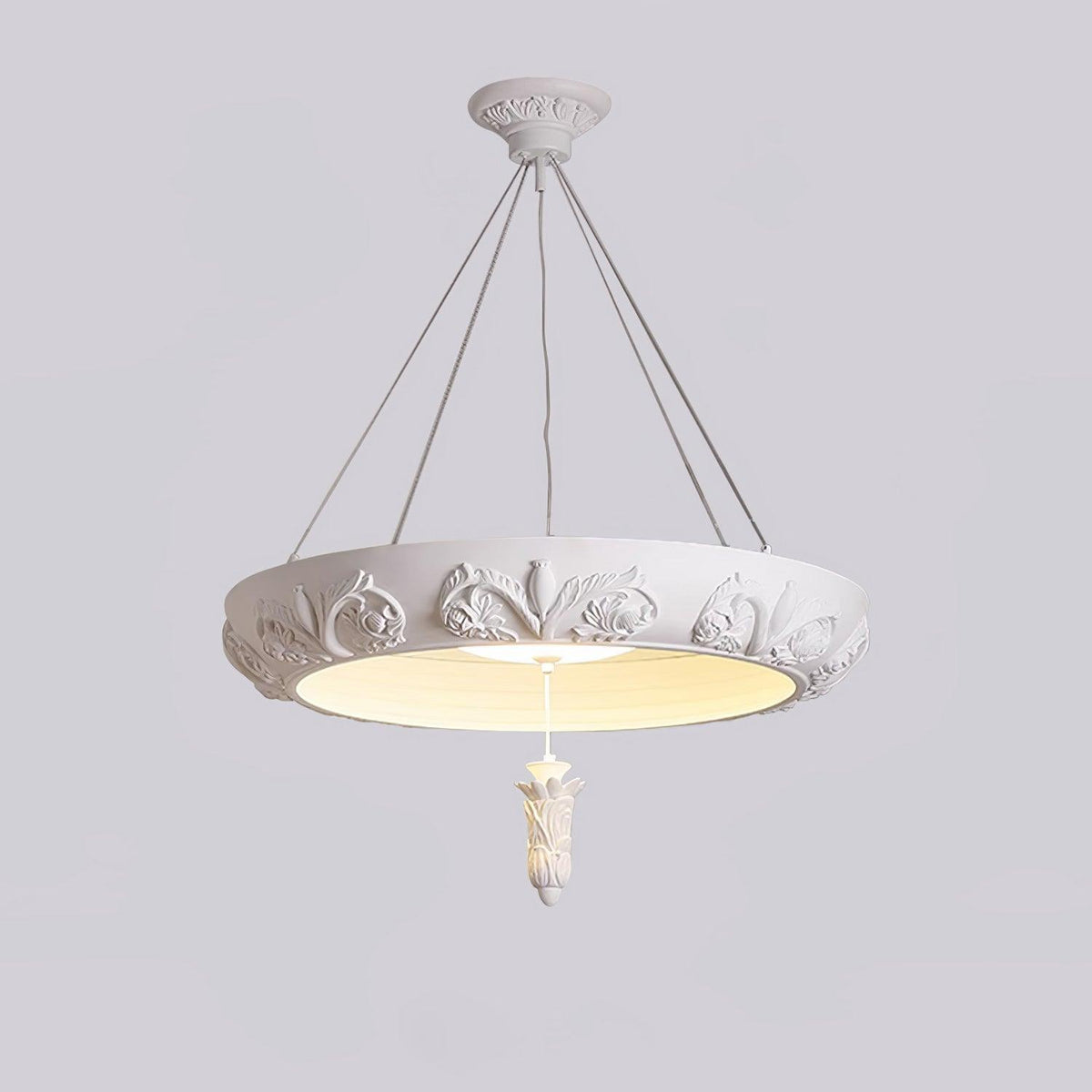 Artistic Carved Plaster Chandelier - view 21