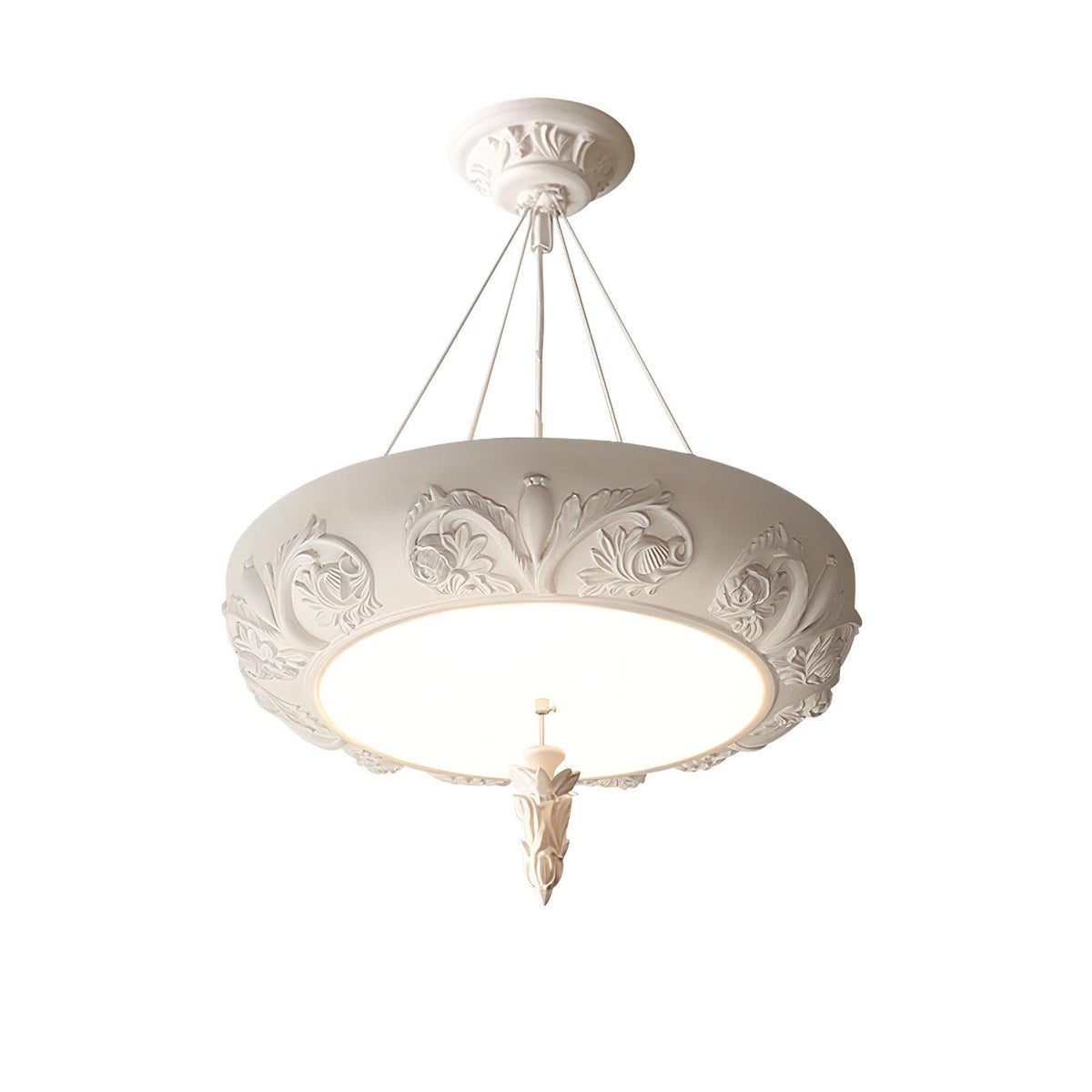 Artistic Carved Plaster Chandelier - view 26