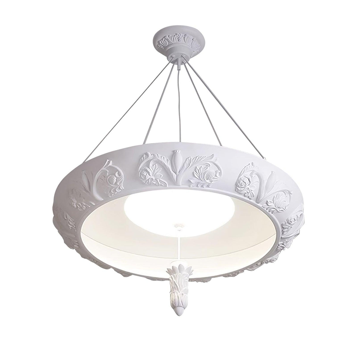 Artistic Carved Plaster Chandelier - view 28