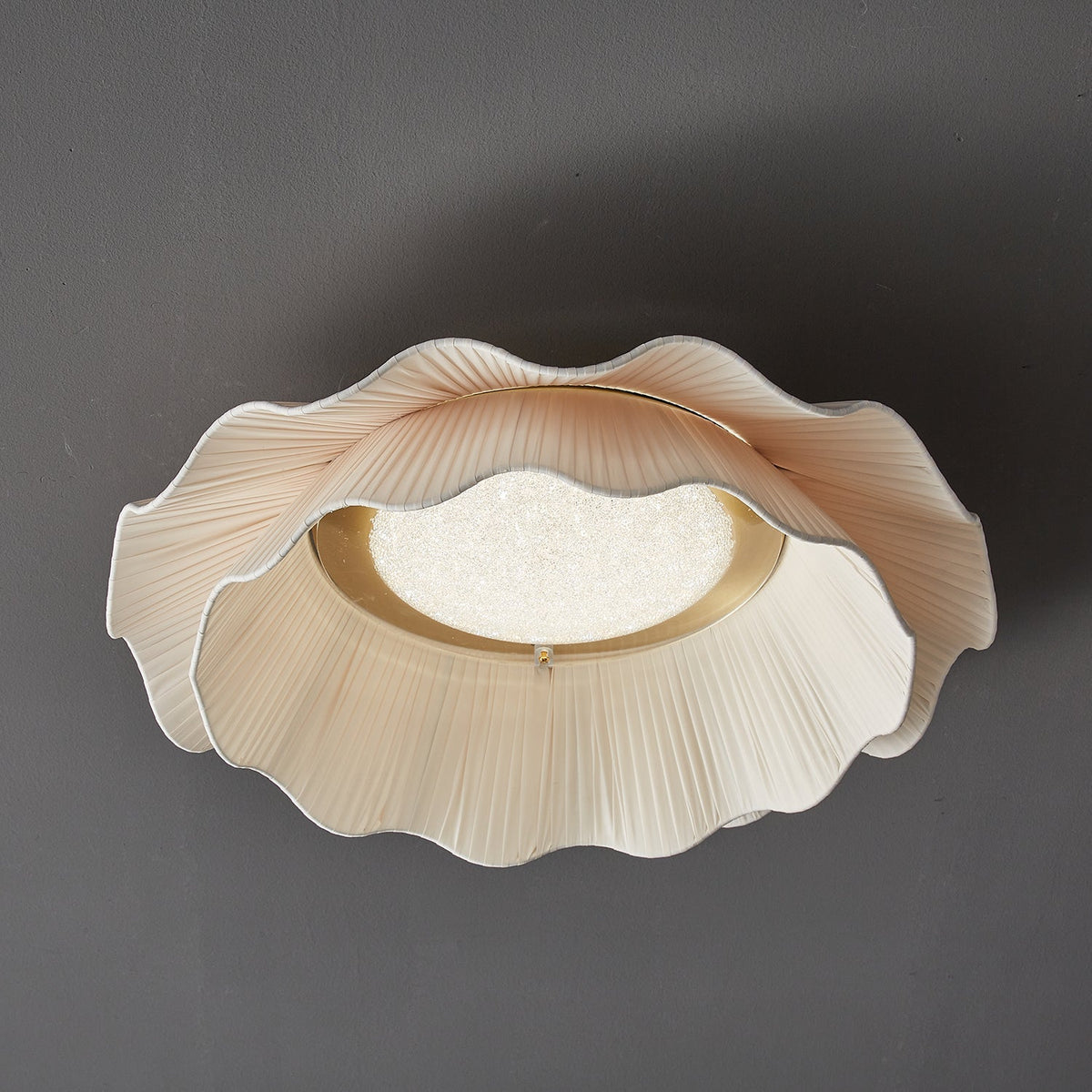 Arwen Fabric Wave Ceiling Lamp - view 9