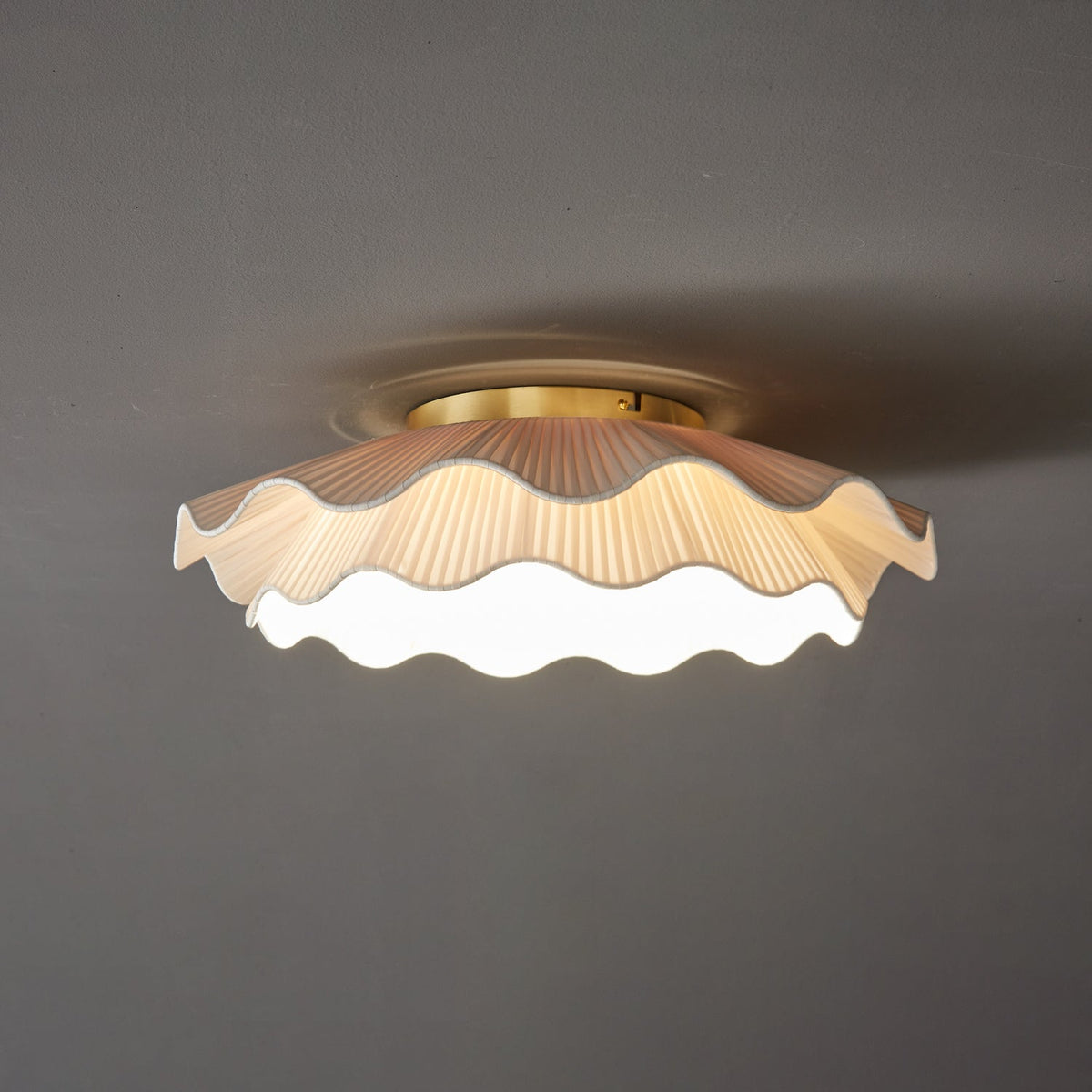 Arwen Fabric Wave Ceiling Lamp - view 11