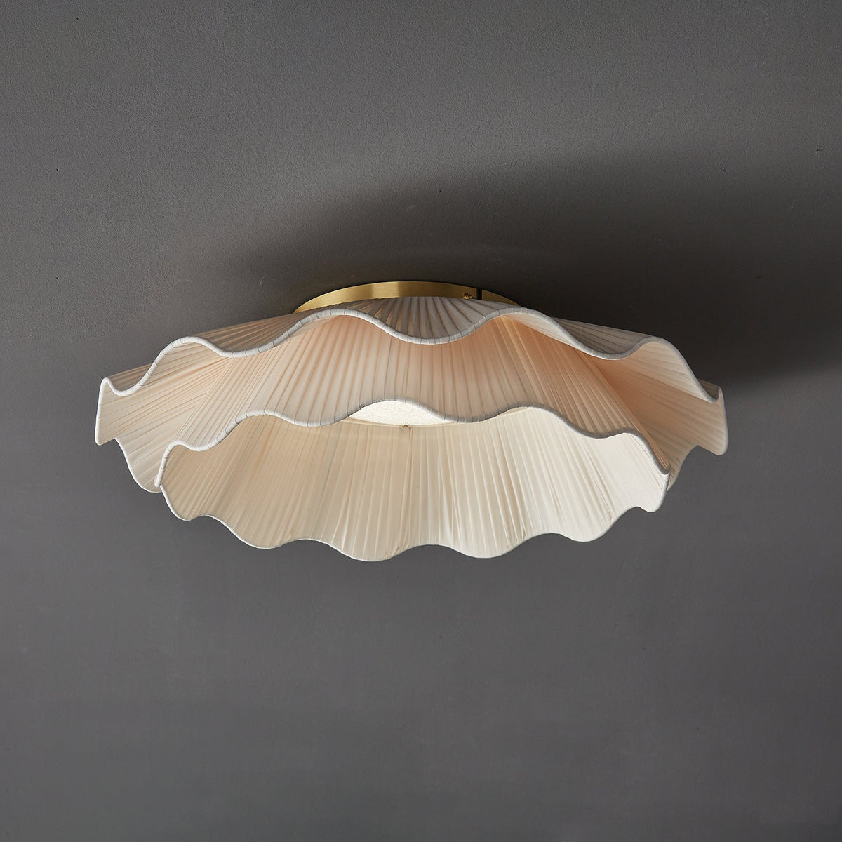 Arwen Fabric Wave Ceiling Lamp - view 15