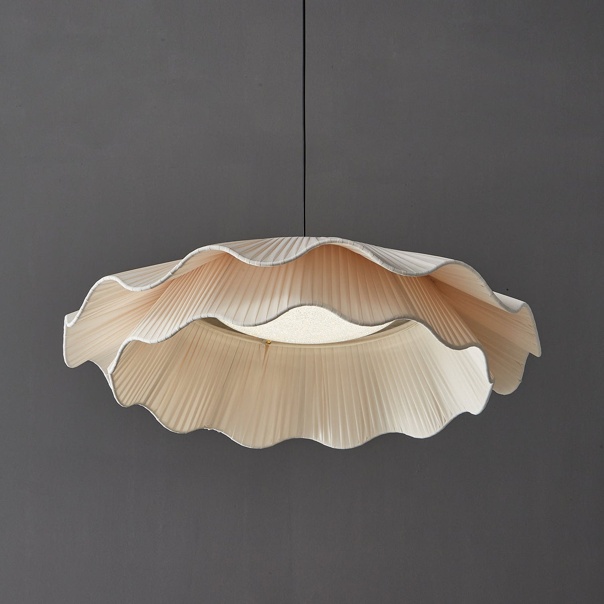 Arwen Fabric Wave Pendant Lamp