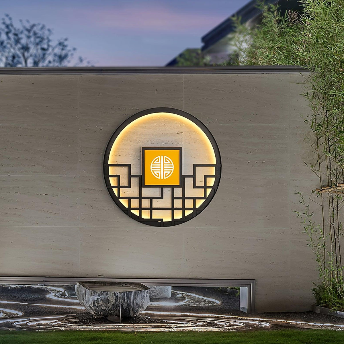 Round Outdoor Wall Light - view 10
