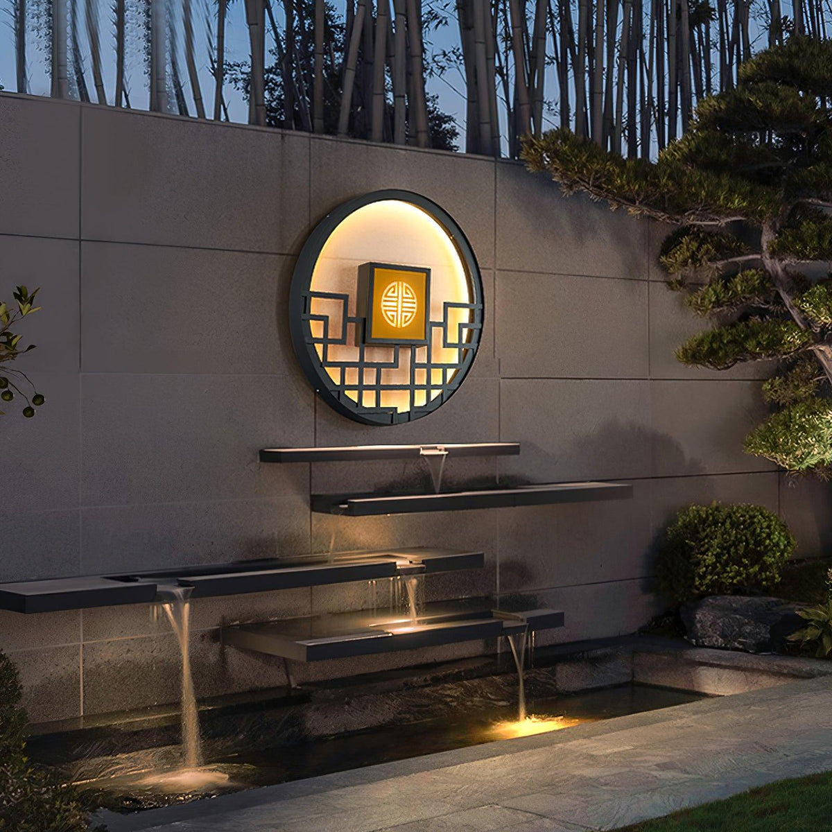 Round Outdoor Wall Light - view 13