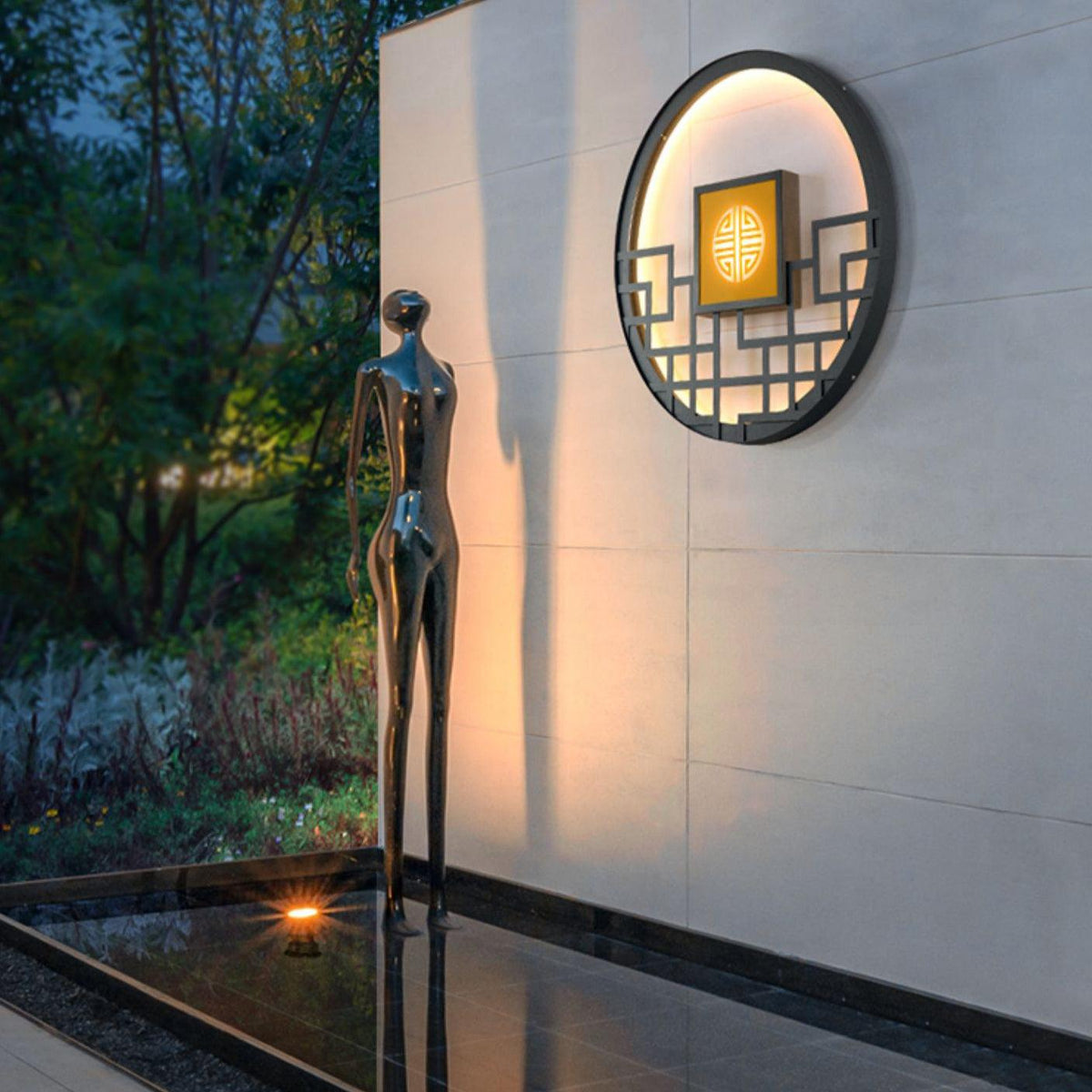 Round Outdoor Wall Light - view 17