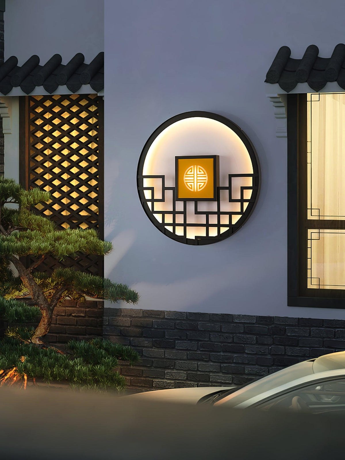 Round Outdoor Wall Light - view 18