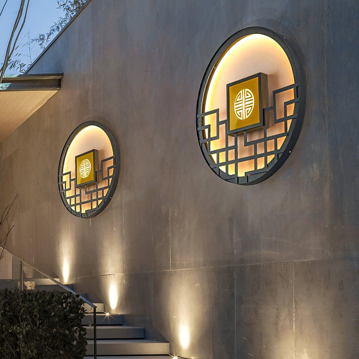 Round Outdoor Wall Light - view 9
