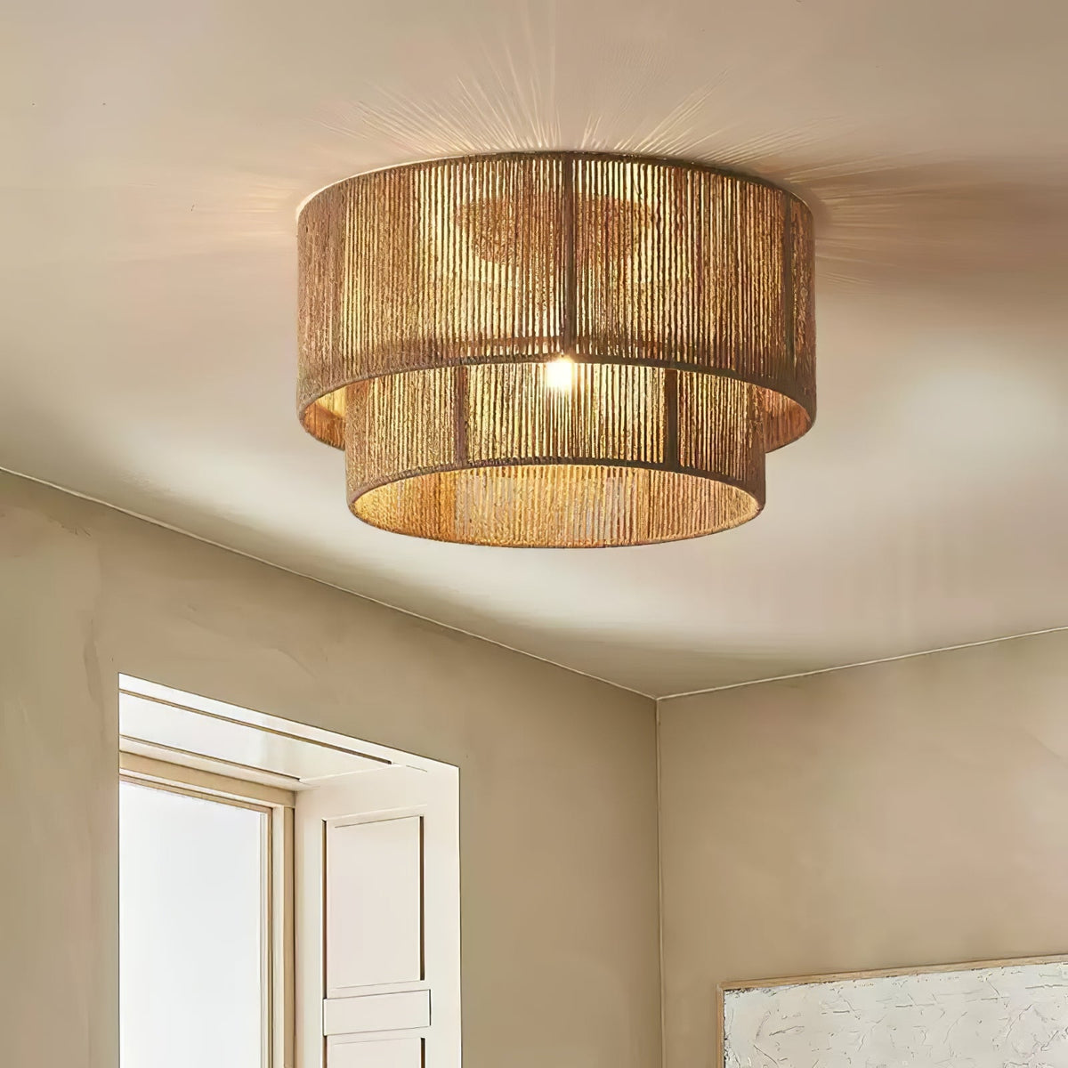 Astra Woven Ceiling Lamp