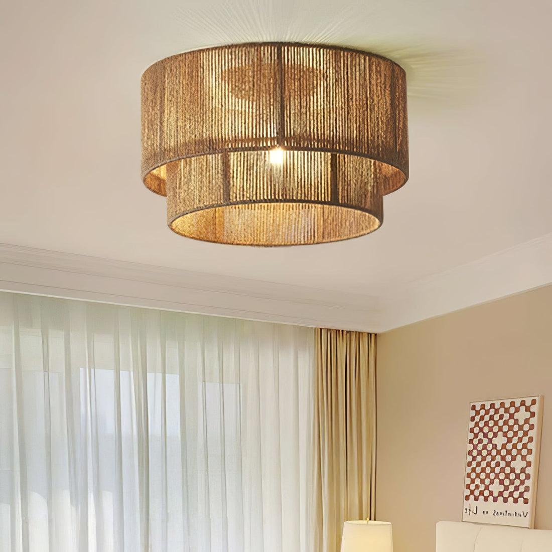 Astra Woven Ceiling Lamp